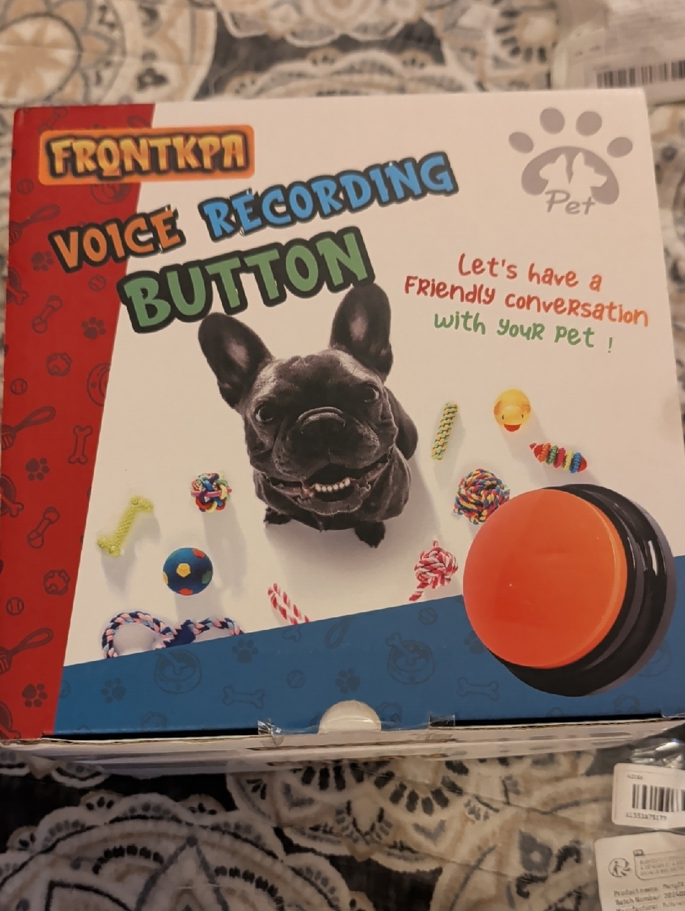 FRONTKPA Voice Recording  8 Button Set - Teach your Pets To Talk